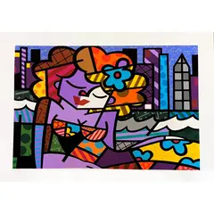Foto de um(a) DOWNTHOWN GIRL II - Romero Britto, da categoria de Serigrafia. Serigrafia original póstuma do artista Romero Britto. Dimensões: Altura: 50 cm Largura: 70 cm Breve biografia do artista:... Vendido no marketplace Trésors.