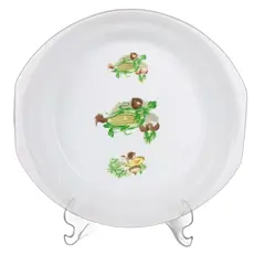 Foto de um(a) Travessa porcelana Calorama, da categoria de Travessas e tigelas. TRAVESSA EM PORCELANA BRANCA CALORAMA DECORADAS COM MILHOS EM POLICROMIA, MEDE 5A X 26D. APRESENTA SINAIS DE USO NA PARTE DE... Vendido no marketplace Trésors.