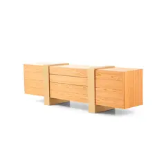 Foto de um(a) Buffet Fita Breton em parceira com Fetiche Design, da categoria de Aparadores e Buffet. Sofisticação e a funcionalidade no Buffet Fita, uma peça exclusiva da renomada marca Breton, criada em colaboração com o... Vendido no marketplace Trésors.