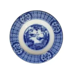 Foto de um(a) Prato fundo em porcelana inglesa mongólia borrão - Johnson Bros, da categoria de Pratos. Prato fundo em porcelana inglesa padrão " Mongólia" Flow Blue (borrão).Em 1883, dois irmãos, Alfred e Frederick Johnson,... Vendido no marketplace Trésors.