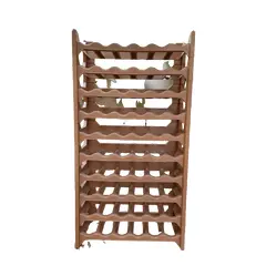 Foto de um(a) Suporte para garrafas ou adega, da categoria de Suportes para garrafas de vinho. MARFINITE - SUPORTE PARA GARRAFAS OU ADEGA, COM 10 PLATOS E 60 NICHOS, DE MATERIAL PLÁSTICO RÍGIDO. Medidas: altura 117 cm X... Vendido no marketplace Trésors.