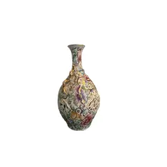 Foto de um(a) Elegante vaso em porcelana vitrificada - manufatura argentina, da categoria de Vasos. Elegante vaso em porcelana vitrificada, manufatura C.Y.P.A. – Cerámica y Porcelana Argentina, marcado na base com selo da... Vendido no marketplace Trésors.