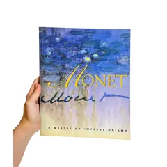 Foto de um(a) Livro decorativo Monet, da categoria de Livros. Livro capa brochura em português de 1997. Marcas do tempo e uso. 126 páginas. Vendido no marketplace Trésors.