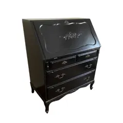 Foto de um(a) Raríssima Papeleira Secretaire Antiga - MADEIRA NOBRE SÓLIDA - Móvel de Luxo, da categoria de Escrivaninhas e Mesas de escritório. ESCRIVANINHA PAPELEIRA EM MADEIRA NOBRE MACIÇA Disponível para os mais exigentes colecionadores, esta Escrivaninha... Vendido no marketplace Trésors.