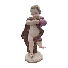 Foto de um(a) Escultura em porcelana Meissen The Skater, da categoria de Escultura. Emblematica e rara estatueta em porecelana Meissen "The Skater". As estatuetas em porcelana da manufatura Meissen do final... Vendido no marketplace Trésors.