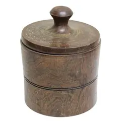 Foto de um(a) Balde de gelo em madeira nobre, da categoria de Baldes de Gelo. Balde para gelo em madeira nobre. Medidas 25A X 19D. Vendido no marketplace Trésors.