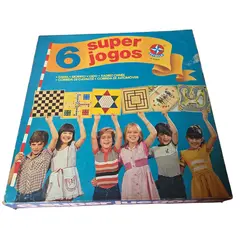 Foto de um(a) 6 Super Jogos - Estrela (Série Especial), da categoria de Jogos de tabuleiro. Esta é uma coletânea clássica da Manufatura de Brinquedos Estrela S.A., que reúne seis modalidades diferentes de... Vendido no marketplace Trésors.