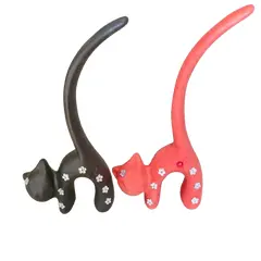 Foto de um(a) Porta-anéis representando gatos, da categoria de Porta-Jóias. Par de porta-anéis decorativos, de origem artesanal, projetados com uma silhueta alongada para que você possa encaixar seus... Vendido no marketplace Trésors.