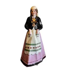 Foto de um(a) Garrafa "Mulher de Avintes" Pintada à mão | Raridade | Vista Alegre 1933, da categoria de Garrafas. RARIDADE - VISTA ALEGRE - 1933 Garrafa Pintada a Mão A Vista Alegre é sinônimo de tradição e excelência na porcelana... Vendido no marketplace Trésors.