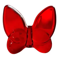 Foto de um(a) Antiga Pequena Escultura Borboleta Cristal Francês Vermelho, da categoria de Escultura. ~ Made in France ~ Antiga escultura de borboleta em cristal francês vermelho rubi. Linda peça para decorar e colecionar.... Vendido no marketplace Trésors.