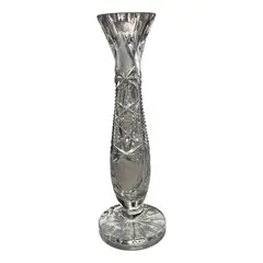 Foto de um(a) Antigo Vaso Solitário Solifleur Cristal Tcheco Bohemia Glass, da categoria de Vasos. ~ Bohemia Glass ~Antigo vasinho solitário solifleur artístico em cristal tcheco translúcido, com lindo brilho natural e... Vendido no marketplace Trésors.