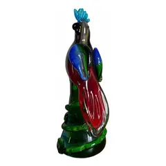 Foto de um(a) Antiga Escultura Pássaro Art Deco Original Murano Italiano, da categoria de Escultura. Antiga e exuberante escultura artística em cristal de Murano. Trabalho totalmente manual. Lindas cores em tons de verde, com... Vendido no marketplace Trésors.
