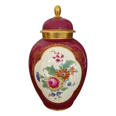 Foto de um(a) Antigo Potiche Vaso Em Porcelana Alemã Bavaria Thomas Ivory, da categoria de Vasos e recipientes. ~ Camille Tharaud | Limoges ~Para quem gosta de peças exclusivas. Antigo e grande vaso artístico em porcelana francesa da... Vendido no marketplace Trésors.