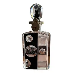 Foto de um(a) Antiga Rara Garrafa Em Cristal Tcheco Karl Palda Art Deco, da categoria de Garrafas. ~ Karl Palda Glass ~ Antiga e raríssima garrafa em cristal Tcheco com detalhes em preto e belíssima lapidação manual, e o... Vendido no marketplace Trésors.