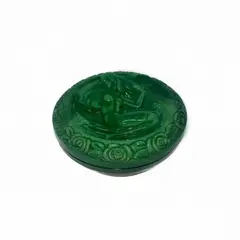 Foto de um(a) Antiga Caixa Porta Jóias Ingrid Malaquita Glass Art Deco, da categoria de Porta-Jóias. Malachite Glass. Ingrid Glass by Heinrich Hoffmann. Antiga caixa porta jóias em vidro artístico de malaquita. Linda... Vendido no marketplace Trésors.