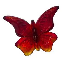 Foto de um(a) Fenton Glass Antiga Escultura De Borboleta Cristal Art Deco, da categoria de Escultura. Fenton Glass. Antiga escultura artística de borboleta em cristal. Peça catalogada, feita à mão, assinada e com selo original... Vendido no marketplace Trésors.