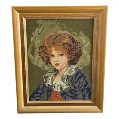 Foto de um(a) Antigo Lindo Quadro Gobelin Tapeçaria Francesa Original, da categoria de Arte têxtil. Antigo quadro gobelin, tapeçaria francesa. Todo feito à mão. Uma beleza!Medidas total com moldura 59x48cm Medidas só da obra... Vendido no marketplace Trésors.