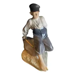 Foto de um(a) Antiga Escultura Figura Masculina Porcelana Royal Copenhagen, da categoria de Escultura. ~ Royal Copenhagen ~ Para quem gosta de peças importantes. Antiga e imponente obra titulada pelo artista Christian Thomsen... Vendido no marketplace Trésors.