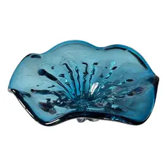 Foto de um(a) Antigo Centro De Mesa Vaso Fruteira Em Murano Italiano Azul, da categoria de Centro de mesa. Antigo centro de mesa, fruteira em Murano italiano souflé gomado na cor azul. Peça totalmente artística, feita à mão. Muito... Vendido no marketplace Trésors.