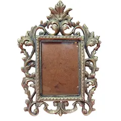 Foto de um(a) Porta Retrato em Bronze Retangular - Vertical, da categoria de Porta retratos. Belíssimo porta-retrato vertical confeccionado em bronze de alta qualidade. Esta peça apresenta um trabalho de fundição... Vendido no marketplace Trésors.