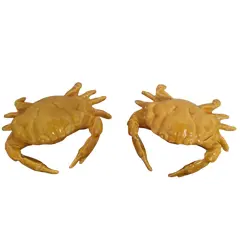 Foto de um(a) Par de petisqueiras em formato de Caranguejo, da categoria de Travessas e tigelas. Divertidas petisqueiras em formato de caranguejo. São peças que unem funcionalidade e um design lúdico, podendo ser ... Vendido no marketplace Trésors.