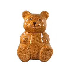 Foto de um(a) Pote colecionável raro em cerâmica Weiss - Urso - Brasil - Século XX, da categoria de Garrafas, potes e jarros. Essa é daquelas peças que a gente encontra muito raramente e entende na hora por que se tornam tão desejadas. Um pote... Vendido no marketplace Trésors.