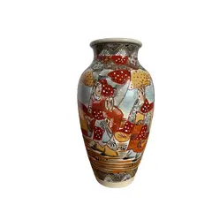 Foto de um(a) Antigo Vaso Jarro Porcelana Oriental Satsuma Meiji Séc XIX, da categoria de Vasos. Antigo e importante vaso oriental em porcelana japonesa Satsuma, período Meiji. Figuras de samurais pintados à mão. Uma... Vendido no marketplace Trésors.