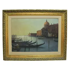 Foto de um(a) Quadro IVO BLASI "CANAL GRANDE" VENEZA, da categoria de Pinturas. IVO BLASI (SP-SP, 1932 ) "CANAL GRANDE" VENEZA - Grande e magnífica pintura, finamente executada em técnica de óleo sobre... Vendido no marketplace Trésors.