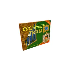 Foto de um(a) Livro capa dura Good Night Trump 2018, da categoria de Livros. Livro capa dura ilustrado com uma paródia não autorizada sobre o Trump. Leves marcas do tempo e uso. De 2018, em inglês. Vendido no marketplace Trésors.