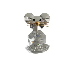 Foto de um(a) Preciosa Glass Bibelô Escultura De Ratinho Cristal Tcheco, da categoria de Escultura. Preciosa Glass Bibelô Escultura De Ratinho Cristal Tcheco. Ratinho lapidado à mão Original e com selo da manufatura Mede... Vendido no marketplace Trésors.