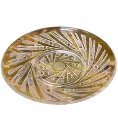 Foto de um(a) Antigo Bowl Centro De Mesa Cristal Francês Art Deco Verlys, da categoria de Centro de mesa. Verlys Glass. Antigo e grande prato/centro de mesa em cristal francês, ricamente lapidado à mão, com detalhes em satiné.... Vendido no marketplace Trésors.