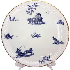 Foto de um(a) Antigo Prato Medalhão Bandeja Porcelana Limoges L.Bernardaud, da categoria de Pratos Decorativos. L. Bernardaud & Cia - Limoges. Antigo e grande prato medalhão, que também pode ser usado como bandeja, em porcelana... Vendido no marketplace Trésors.