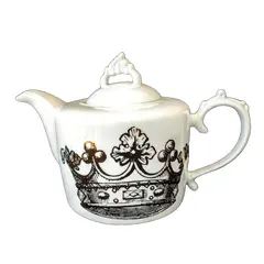 Foto de um(a) Bule Rosanna Kings Road Reedux, da categoria de Bules. Bule em porcelana rosanna kings road reedux. A: 17cm D: 14cm C da alça até o bico: 25cm Peso: 1,200kg. Vendido no marketplace Trésors.