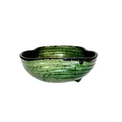 Foto de um(a) Bowl em Cerâmica Esmaltada e Vitrificada, da categoria de Tigelas decorativas. Bowl em cerâmica de alta temperatura, esmaltada, vitrificada e craquelada. A: 6,5 cm / D: 18 cm Peso: 403 g. Vendido no marketplace Trésors.