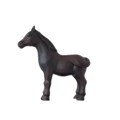 Foto de um(a) Escultura equina Donkey, da categoria de Escultura. Escultura equina em técnica mista com pátina ferrugem, base em madeira ebanizada. Peça única pelo designer marcelus ribas. ... Vendido no marketplace Trésors.