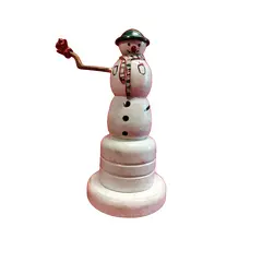 Foto de um(a) Escova Boneco de Neve em Madeira, Década de 1960, da categoria de Outros objetos decorativos. Escova boneco de neve em madeira com cerdas de pelo animal e braços em latão, década de 1960. A: 16 cm / Diâmetro: 6,5 cm /... Vendido no marketplace Trésors.