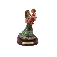 Foto de um(a) Escultura Espanhola Monti Fiero Alabastro, Década de 1980, da categoria de Escultura. Escultura mãe com a menina em resina espanhola policromada - monti fiero alabastro, década de 1980. A: 19 cm / L: 11 cm / P:... Vendido no marketplace Trésors.