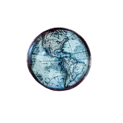 Foto de um(a) Peso de Papel Cartografia Antiga, da categoria de Pesos de papel. Peso de papel de vidro translúcido com decoupage de cartografia antiga, parte inferior protegida com eva. Peça única pelo... Vendido no marketplace Trésors.