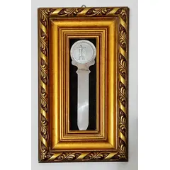 Foto de um(a) Abridor de Cartas Cristo Redentor, Década de 1960, da categoria de Outros objetos decorativos. Abridor de cartas em alumínio com gravação em relevo do cristo redentor - rio de janeiro, década de 1960. A: 14,7 cm / L:... Vendido no marketplace Trésors.
