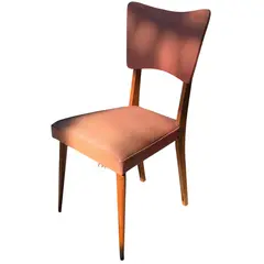 Foto de um(a) Cadeira Pés Palito - Móveis Pedroso, da categoria de Outras cadeiras. Relíquia do design mobiliário paranaense dos anos 50/60. Esta belíssima cadeira traz a autêntica estética Mid-Century Modern... Vendido no marketplace Trésors.