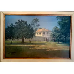 Foto de um(a) Antonio Eugênio Pascotto, Paisagem, OST, da categoria de Pinturas. Antonio Eugênio Pascotto (1924 - 1994), Paisagem, OST, CIE, 27A x 41L, emoldurado, em perfeito estado, com certificado de... Vendido no marketplace Trésors.