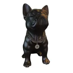 Foto de um(a) Escultura Bulldog Francês em Estuque Resinado, da categoria de Modelos e estatuetas. Escultura decorativa de design contemporâneo representando um bulldog francês. Confeccionada com estrutura interna de ferro... Vendido no marketplace Trésors.