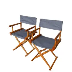 Foto de um(a) Cadeira Diretor dobrável em madeira nobre, da categoria de Outras cadeiras. Cadeiras Diretor Dobráveis Cadeira articulada estilo diretor, estruturada em madeira com ferragens de articulação. O assento... Vendido no marketplace Trésors.