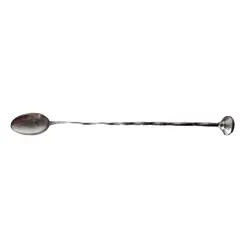 Foto de um(a) Colher bailarina para drinks e sucos marca Eberle, da categoria de Conjuntos para coquetéis. Para misturar drinks, sangria, sucos etc, em metal espessurado à prata. Comprimento: 26 cm. *Possui pequenos desgastes na... Vendido no marketplace Trésors.