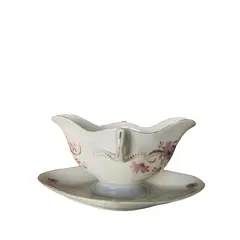 Foto de um(a) Antiga Rara Molheira Porcelana Francesa Vieux Paris Nouveau, da categoria de Cremeiras. Antiga e linda molheira em fina porcelana francesa Vieux Paris, ricamente decorada com flores e acabamentos com filetes em... Vendido no marketplace Trésors.
