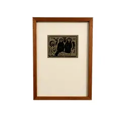 Foto de um(a) Gravura Via Sacra Mestre Noza, da categoria de Gravuras. Via Sacra, década de 1930 - 1983. Mestre Noza (Inocêncio Medeiros da Costa). Xilogravura sobre papel. Vendido no marketplace Trésors.