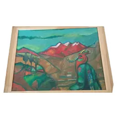 Foto de um(a) Edgard Arandia (1950-2024). Icone do realismo mágico e da força social da América latina. Grupo Los benemeritos da utopia, da categoria de Pinturas. EDGAR ARANDIA (1950–2024) Obra de um Ícone e Mestre da Arte Contemporânea BolivianaGrande oportunidade para adquirir uma... Vendido no marketplace Trésors.