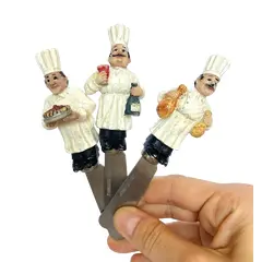 Foto de um(a) Espátulas chef, da categoria de Facas. Trio de espátulas chefs de cozinha para manteiga/patê/geléia. Em bom estado. Vendido no marketplace Trésors.