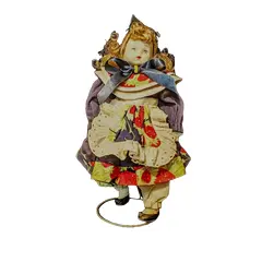 Foto de um(a) Boneca Porcelana e Tecido, Per Bambino, Década de 1990, da categoria de Bonecas. Boneca com membros e cabeça em porcelana, corpo em tecido/enchimento. Vestido original, cabelos de vinil e acompanha suporte... Vendido no marketplace Trésors.
