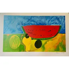 Foto de um(a) Aldemir Martins - Gravura original com assinatura gravada, medindo 60X33cm e sem moldura, da categoria de Serigrafia. Aldemir Martins (1922-2006) foi um artista plástico brasileiro, pintor ilustrador e escultor, produziu além de paisagens, os... Vendido no marketplace Trésors.